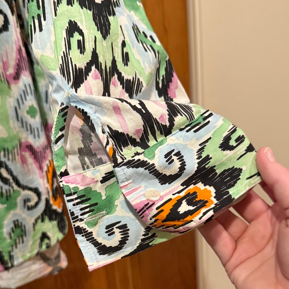 Vilagallo Multicolor Patterned Button Down Shirt - image 3